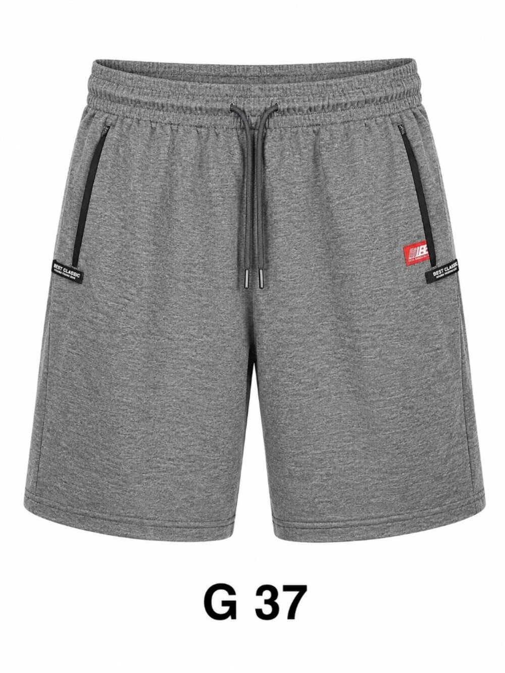 Best Classic Neo Broad Men’s Gray Athletic Shorts Size L (G37)